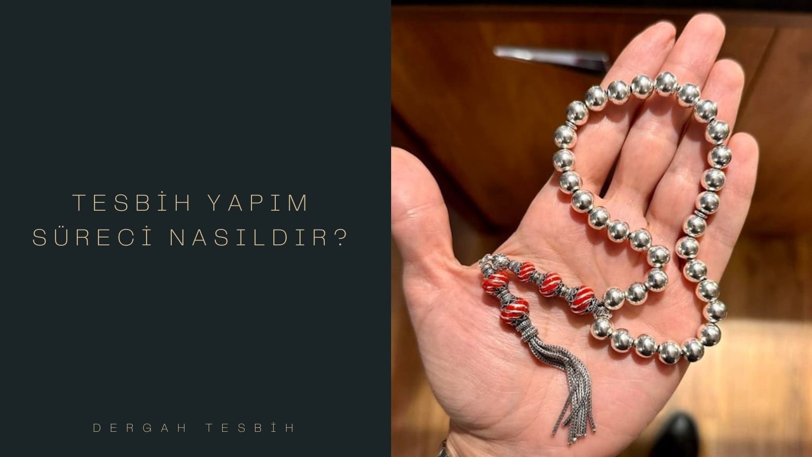 tesbih yapım süreci