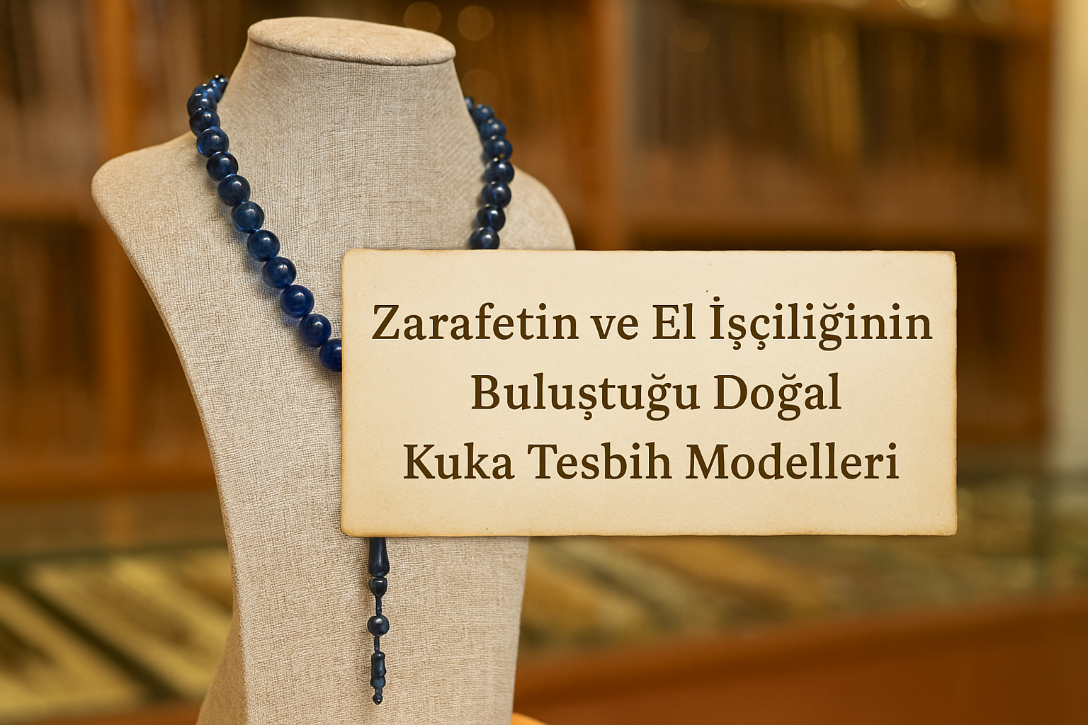 Zarafetin ve El İşçiliğinin Buluştuğu Doğal Kuka Tesbih Modelleri