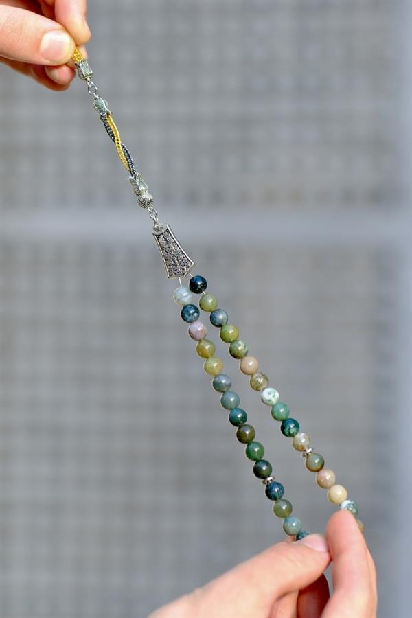 Hint Akiği Tesbih Osmanlı Motif İmame Tasarım