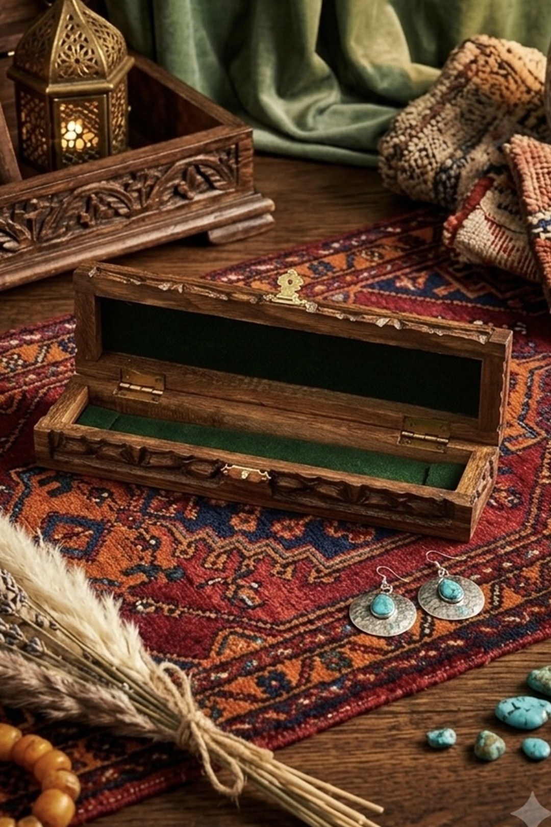 Ahşap Oyma Craftsmanship Gift Box