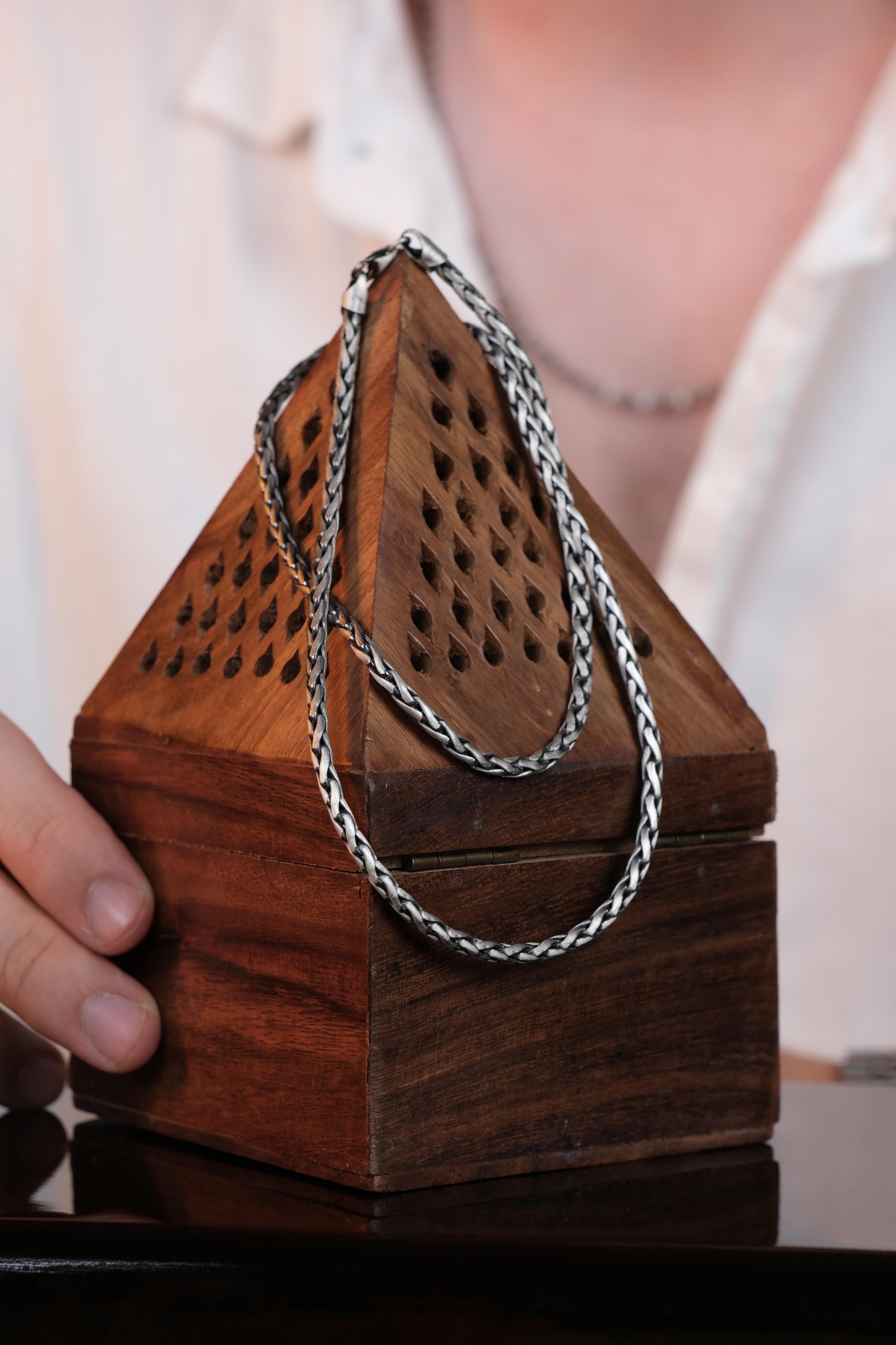Maldini Design Silver Necklace Chain Handmade
