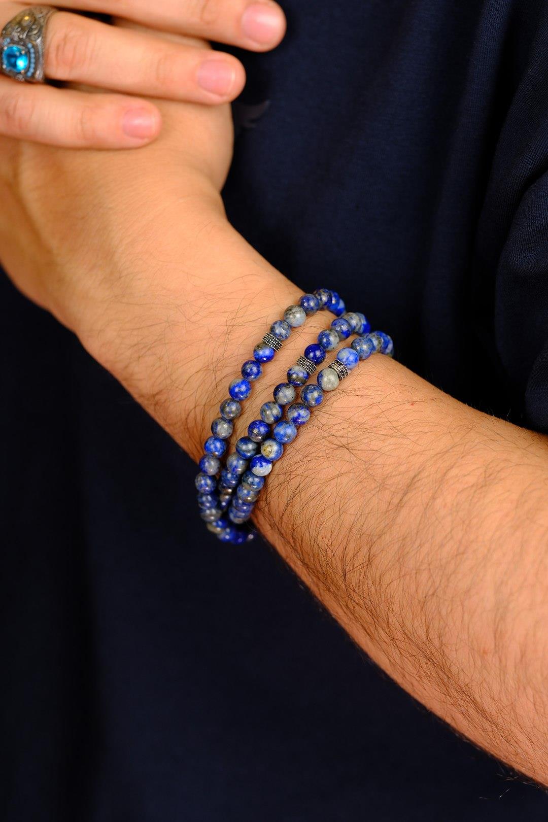 99'luk Lapis Lazuli Bracelet Namaz Prayer Beads Necklace Bracelet Prayer Beads
