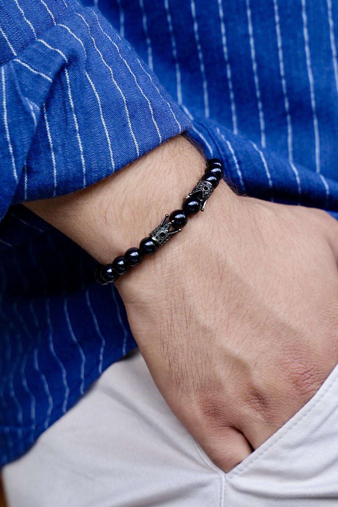 Diamond Serisi Orjinal Onyx Bracelet