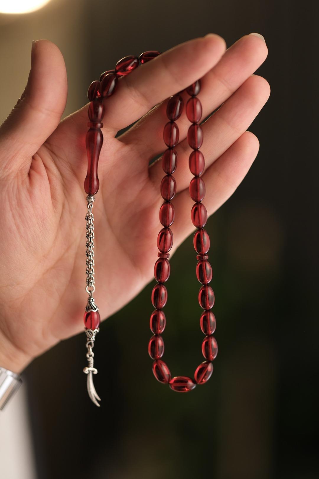 Zülfükar Design Fire Amber Silver Kamçı