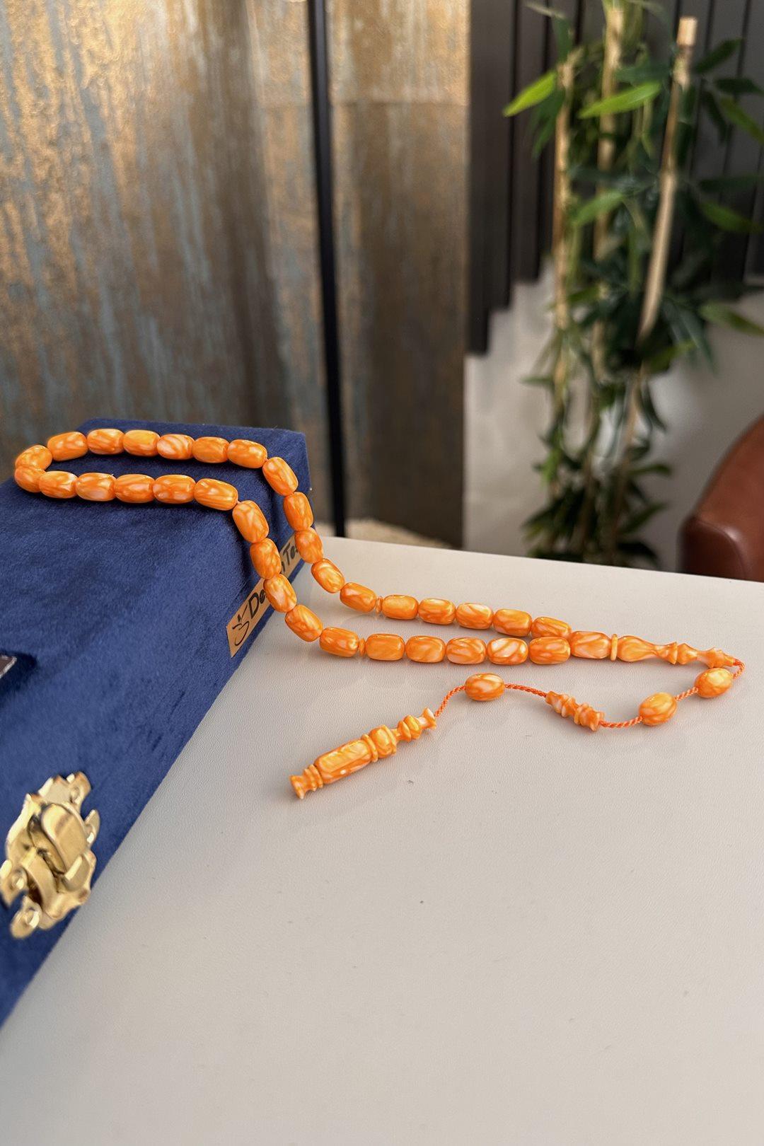 Mandarin New Galalith Galanit Prayer Beads Usta Craftsmanship