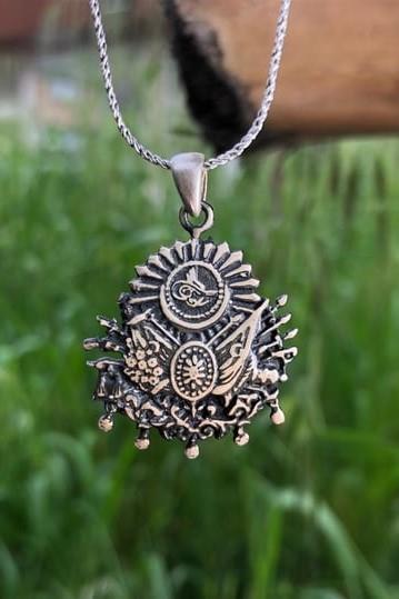 Ottoman Necklace Silver Banner