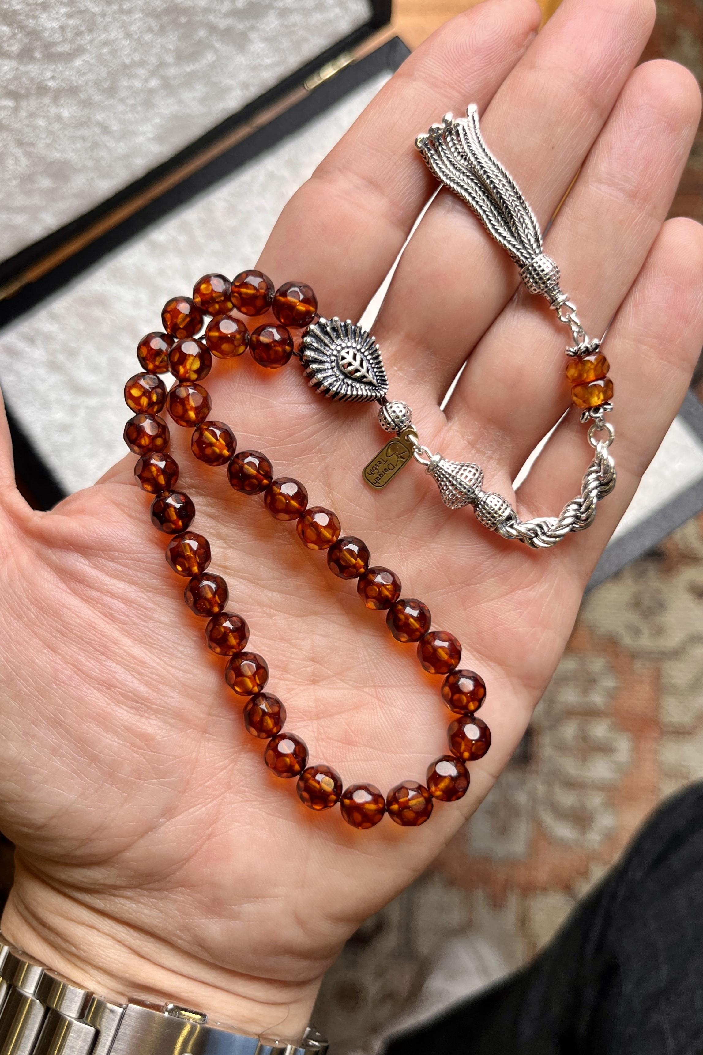 Special Design Fasetli Small Rus Drop Amber