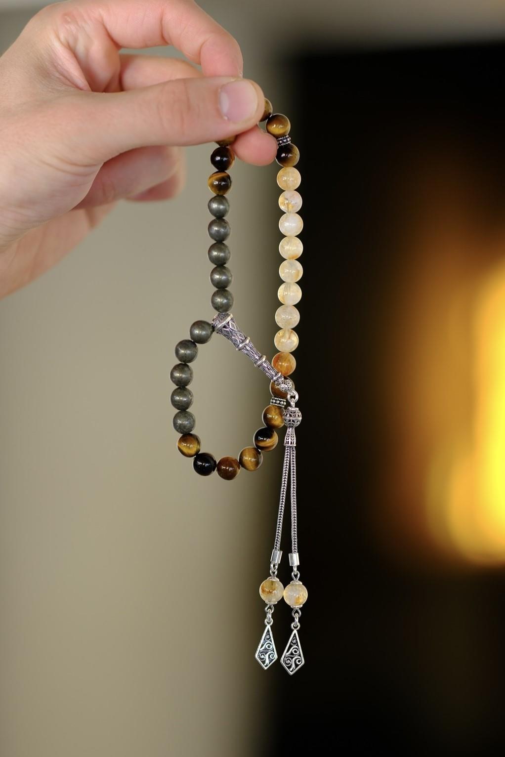 Pozitif Enerji Natural Stone Prayer Beads