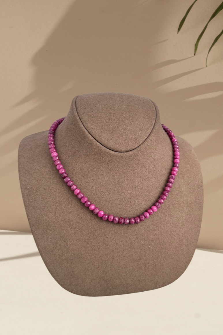 Ruby Stone Necklace