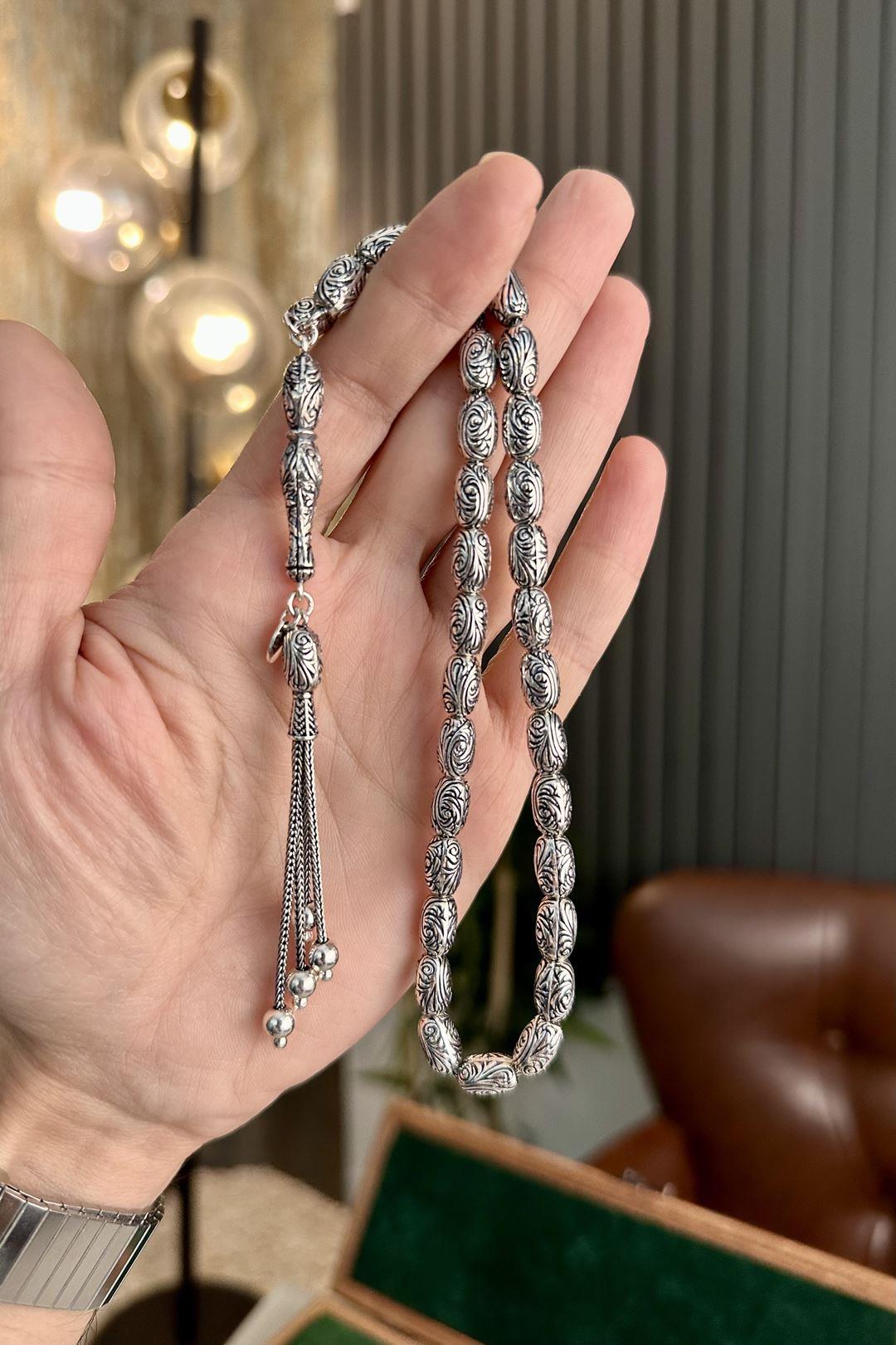 New Kalemkar Oyma Koleksiyonluk Silver Prayer Beads