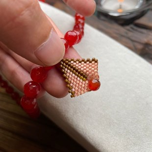 Akik Taşı kolye Yeni Sezon
