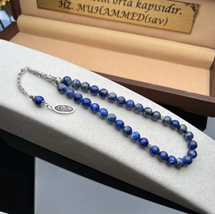 Lapis Lazuli Gümüş İsimli Tesbih Trend