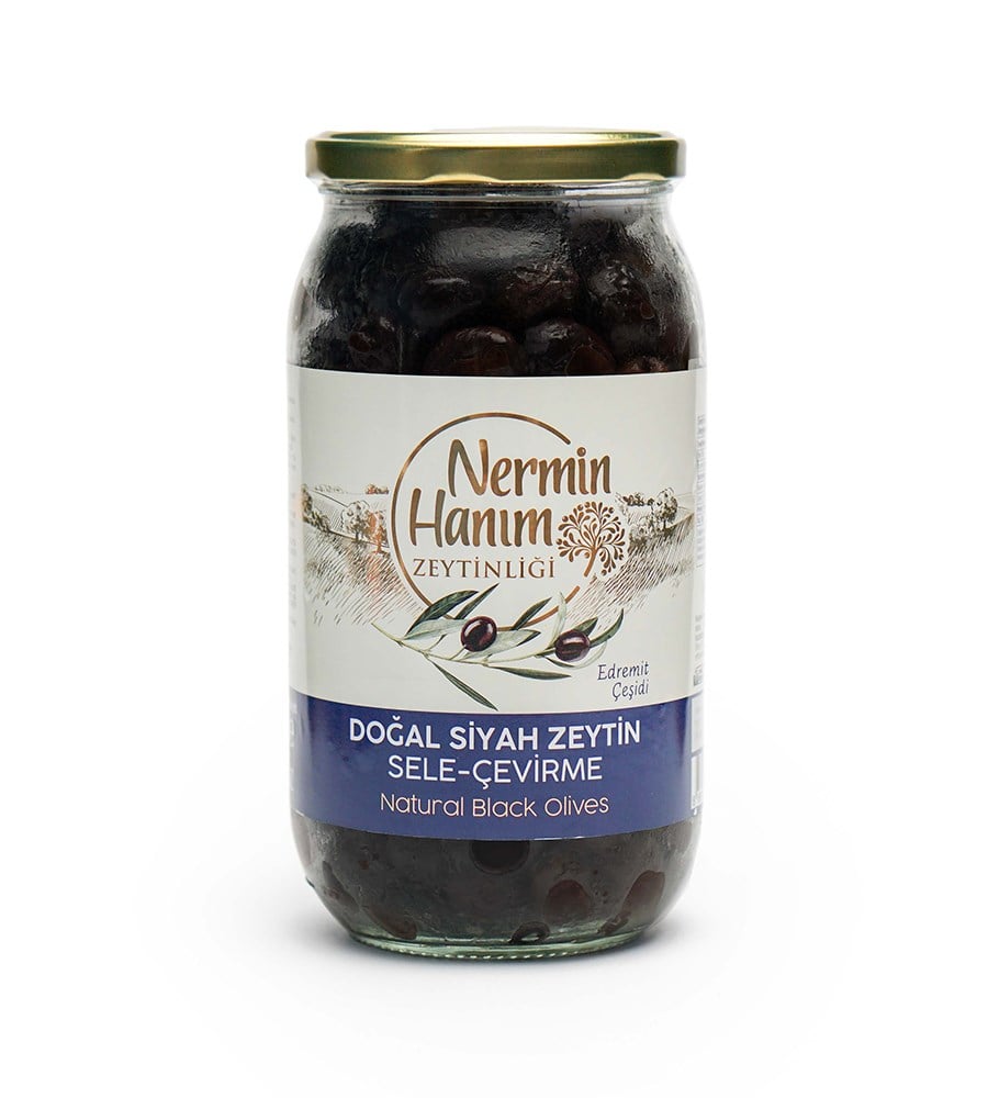 Edremit Siyah Sele Zeytin Çevirme 650 gr