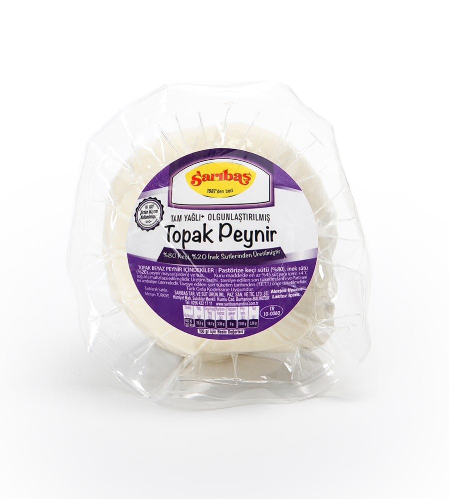 Tam Yağlı Olgunlaştırılmış Keçi Topak Peynir 350 gr