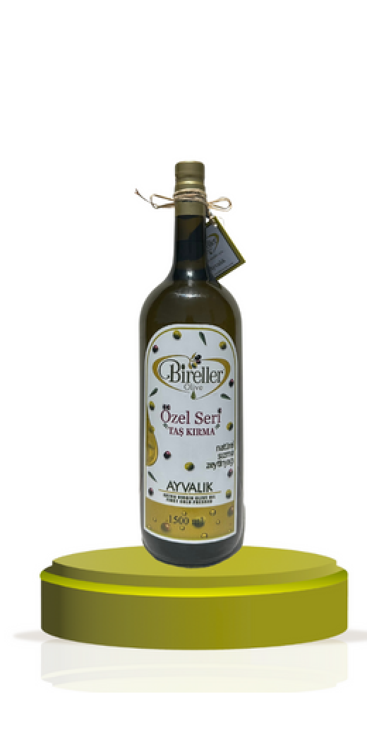 Bireller Ayvalık Natürel Taş Kırma Sızma Zeytinyağı 1500 Ml