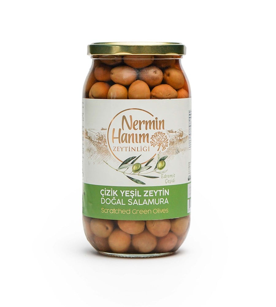 Edremit Çizik Yeşil Zeytin 650 gr