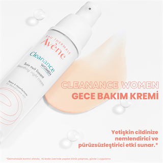 Avene Cleanance Women Soothing Night Cream 30 ml