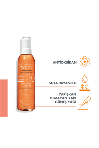 Avene Huile Solaire Spf30 Vücut Yağı 200ml
