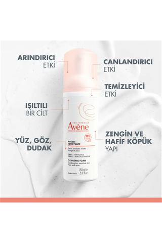 Avene Mousse Nettoyante Cilt Temizleyici Köpük 150 ml