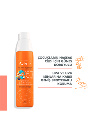 Avene Spf 50+ Çocuk Güneş Spreyi 200ml