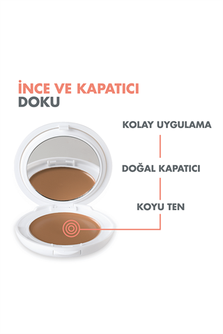 Avene SPF 50 Renkli Güneş Koruyucu Compact Krem Fondöten 10 gr