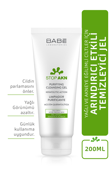 Babe Stop Akn Arındırıcı Yüz Temizleme Jeli 200 ml