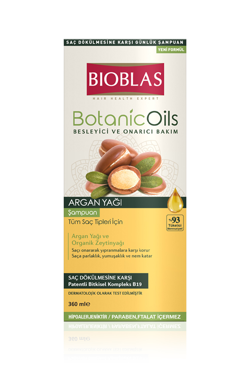 Bioblas Botanic Oils Argan Yağı Şampuanı 360 ml