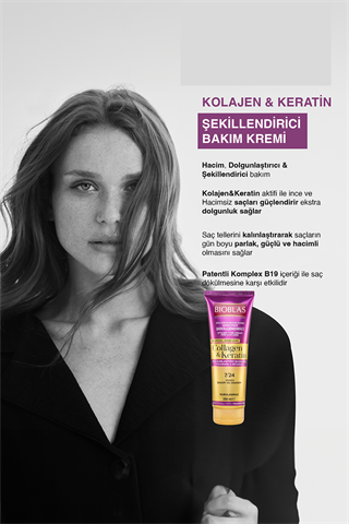Bioblas Collagen Keratin Bakım Kremi 250 ml