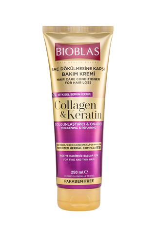 Bioblas Collagen Keratin Saç Dökülmesine Karşı Bakım Kremi 250 ml