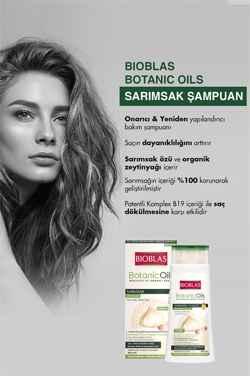 Bioblas Sarımsak Şampuanı Tüm Saç Tipleri İçin (Kokusuz) 360ml