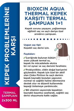 Bioxcin Aquathermal Kepek Şampuan 300 ml