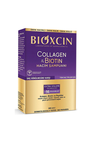 8680512631606 | Bioxcin Collagen Biotin Hacim Şampuanı 300 ml | KozmovitalSaç DökülmesiBioxcinBioxcin Collagen Biotin Hacim Şampuanı 300 ml