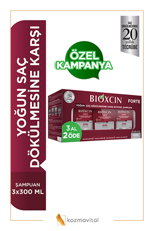 Bioxcin Forte Şampuan 3 Al 2 Öde