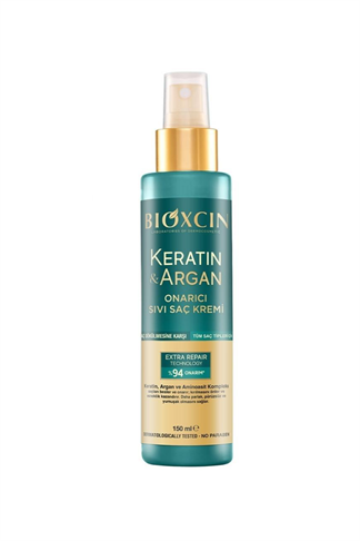 8680512631620 | Bioxcin Keratin & Argan Onarıcı Sıvı Saç Bakım Kremi 150 ml | KozmovitalSaç DökülmesiBioxcinBioxcin Keratin & Argan Onarıcı Sıvı Saç Bakım Kremi 150 ml