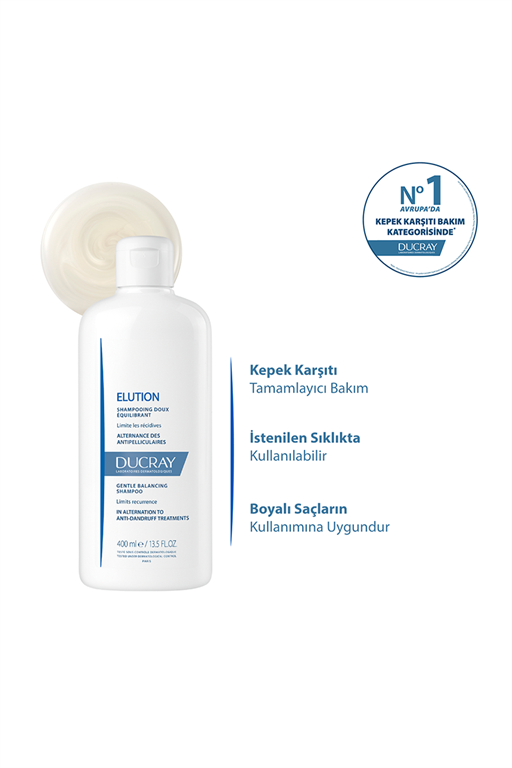 Ducray Elution Tamamlayıcı Bakım Şampuanı 400 ml
