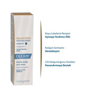 Ducray Melascreen Creme Nuit - Photo Aging Gece Kremi 50ml