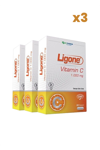 Vitamin / MultivitaminRc FarmaLigone Vitamin C 1000 mg 30 Kapsül x3 Adet