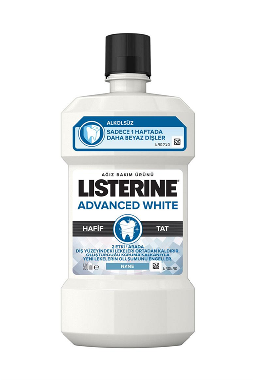 3574661491905| Listerine Advanced White Hafif Tat Ağız Bakım Suyu 500 ml | KozmovitalAğız Çalkalama SularıListerineListerine Advanced White Hafif Tat Ağız Bakım Suyu 500 ml