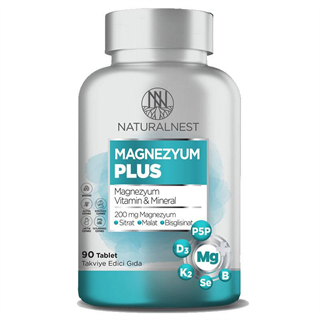 MinerallerNaturalNestNaturalnest Magnezyum Plus 90 Tablet
