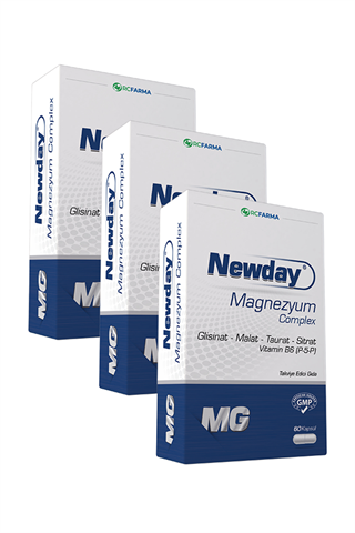 Newday Magnezyum Complex 60 Kapsül x3