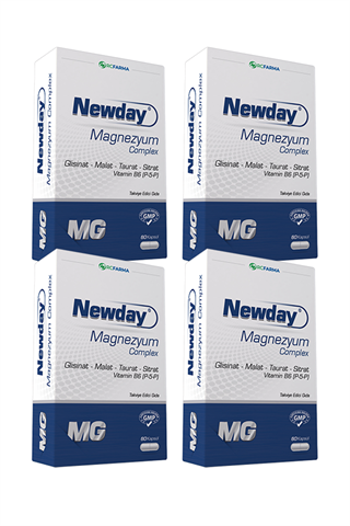 Newday Magnezyum Complex 60 Kapsül x4