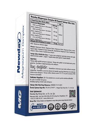 Newday Magnezyum Complex 60 Kapsül x4