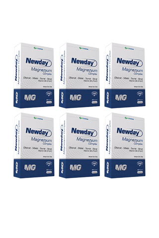 Newday Magnezyum Complex 60 Kapsül x6