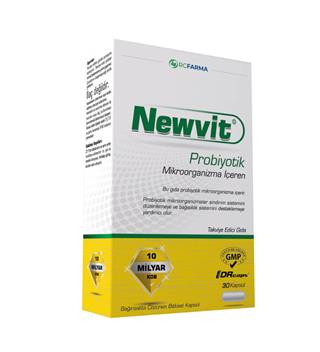 Newvit Probiyotik 30 Kapsül x 4 Kutu