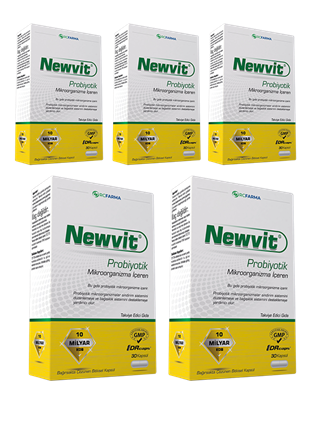 Newvit Probiyotik 30 Kapsül x 5 Kutu