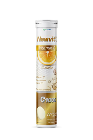Vitamin / MultivitaminRc FarmaNewvit Vitamin C Complex Efervesan 20 Tablet