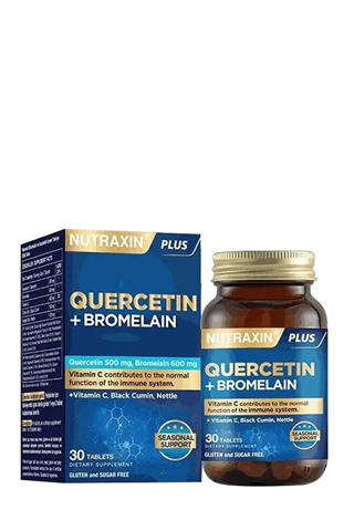 Bitkisel ÜrünlerNutraxinNutraxin Bromelain ve Kuersetin 30 Tablet