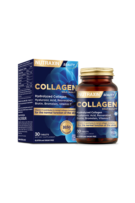 8680512630357 | Nutraxin Collagen 30 Tablet | KozmovitalKolajen (Collagen)NutraxinNutraxin Collagen 30 Tablet