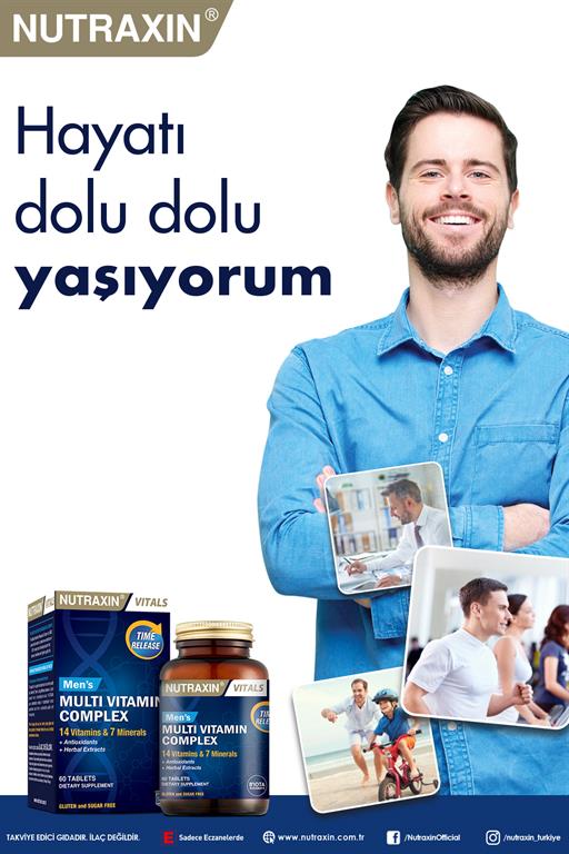 Nutraxin Mens Multivitamin Complex 60 Tablet