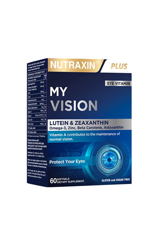 Nutraxin Plus My Vision 60 Kapsül | KozmovitalVitamin / MultivitaminNutraxinNutraxin Plus My Vision 60 Kapsül
